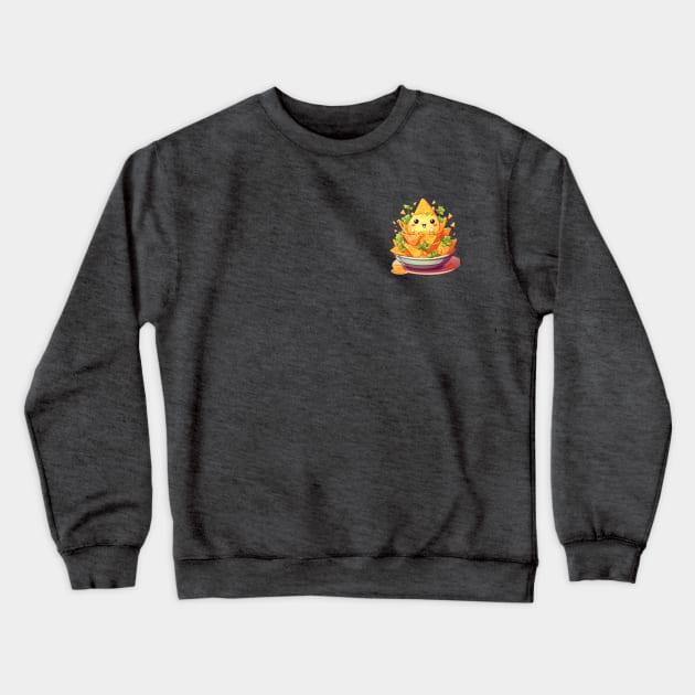 Cute Nachos Crewneck Sweatshirt by Prism Chalk House